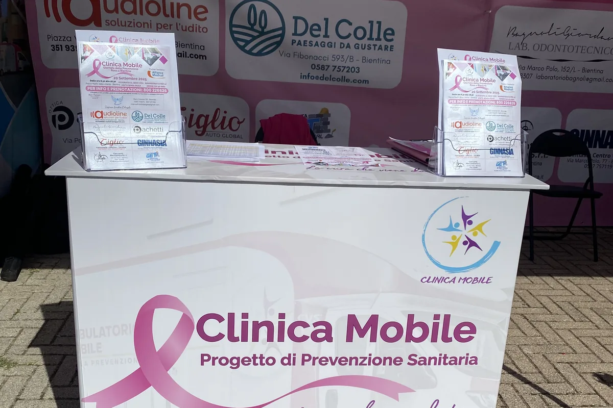 Screening mammografico alla giornata di Prevenzione Rosa a Bientina