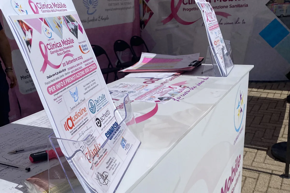 Screening mammografico alla giornata di Prevenzione Rosa a Bientina