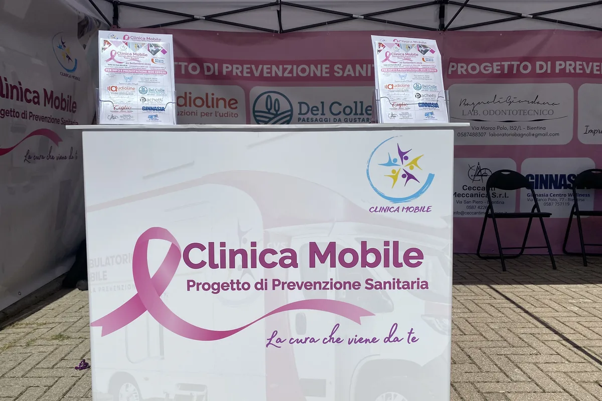 Screening mammografico alla giornata di Prevenzione Rosa a Bientina