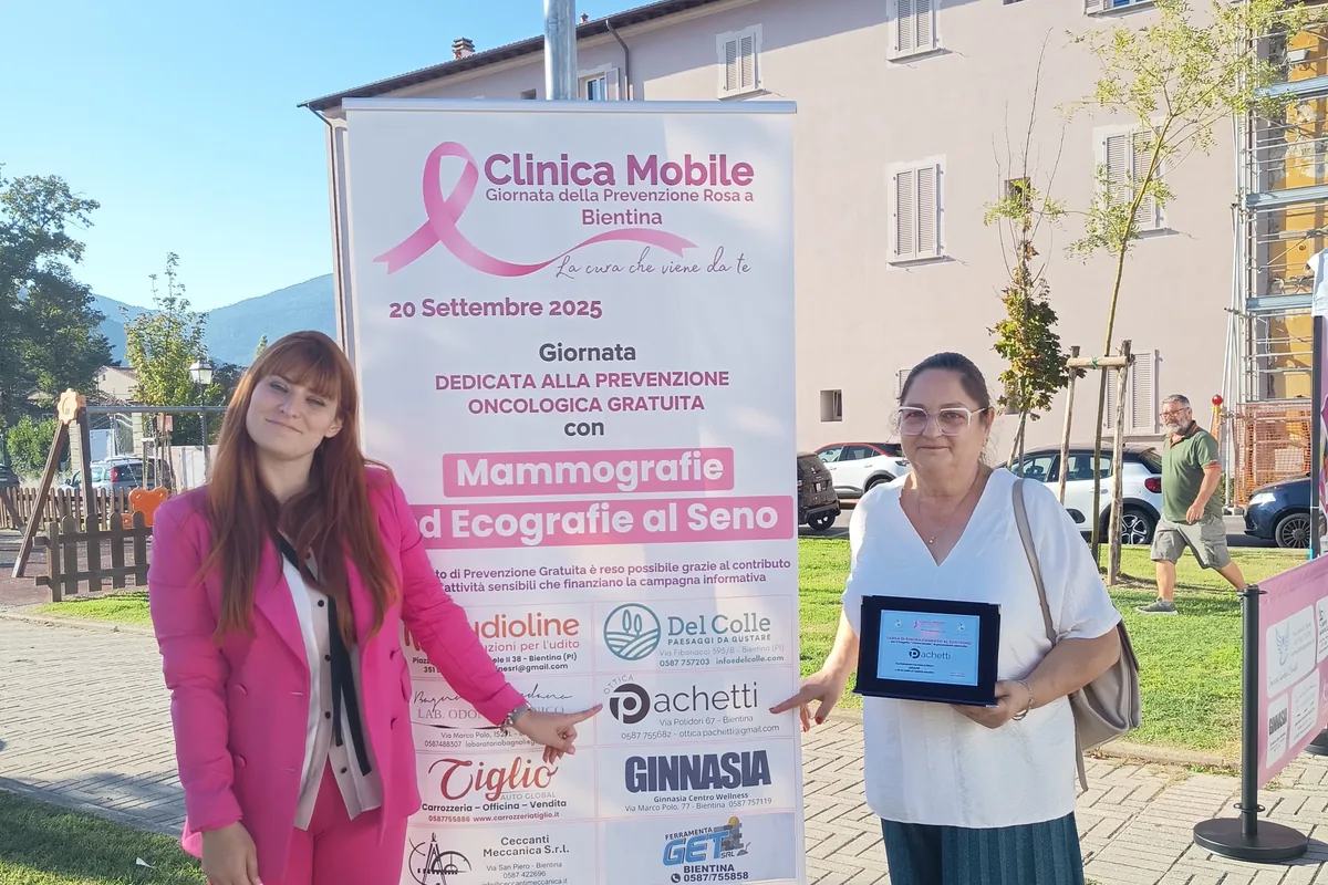 Partner e sostenitrici della giornata di Prevenzione Rosa a Bientina