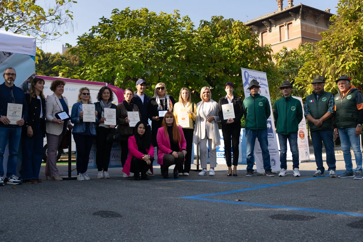 Volontari e partner della comunità a Castell'Arquato
