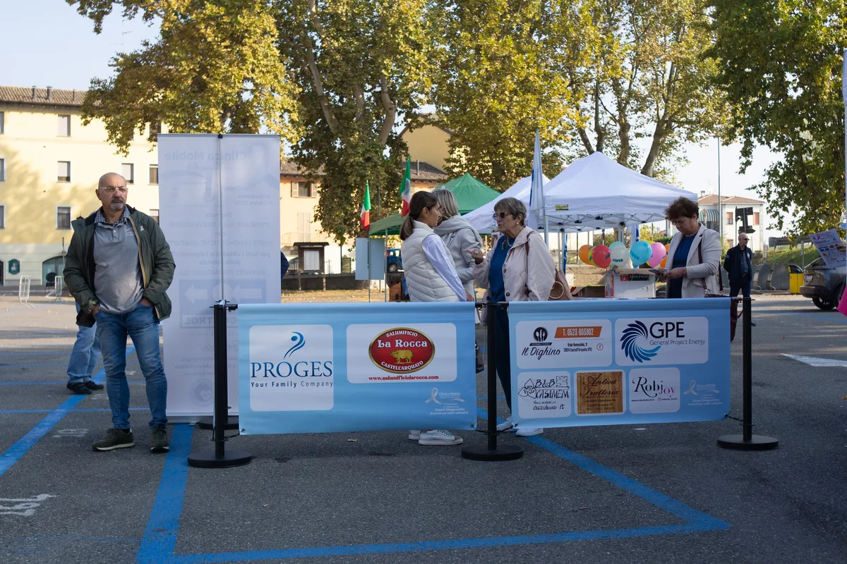 Pannelli informativi sulla prevenzione all'evento di Castell'Arquato