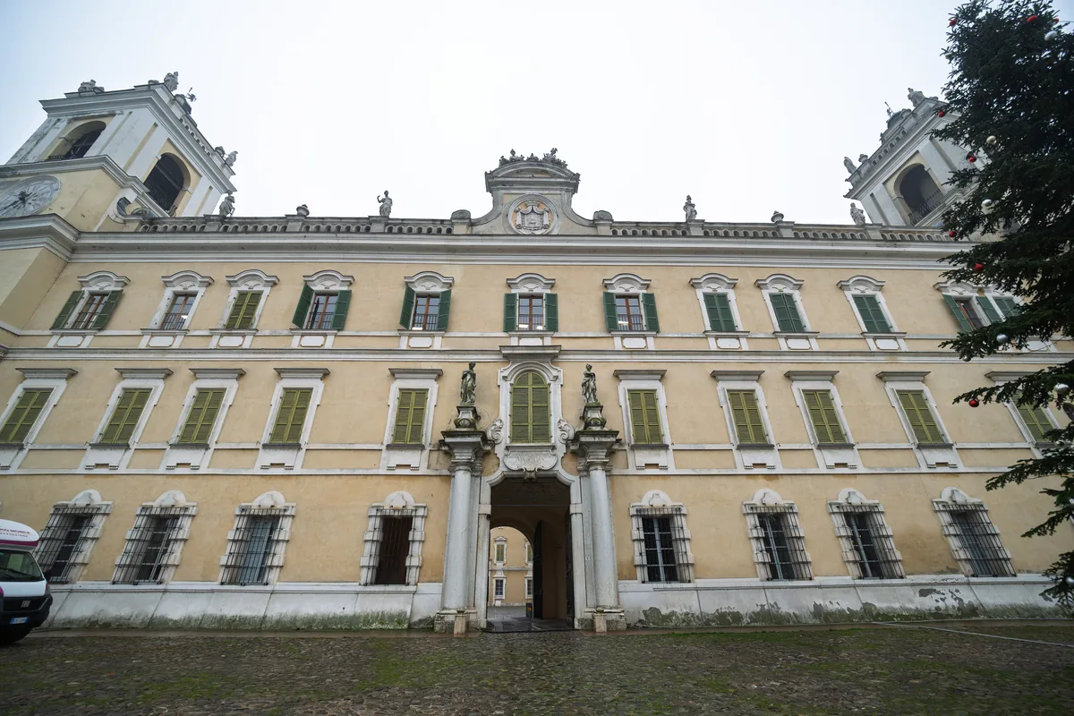 Piazza di Colorno allestita per la giornata di prevenzione