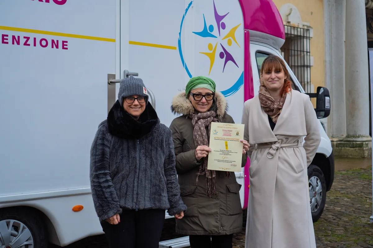 Riconoscimento a un partner della giornata di prevenzione a Colorno