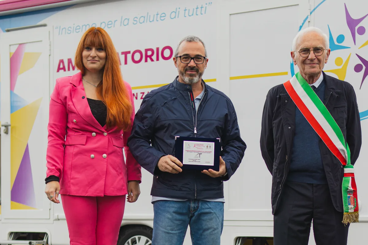 Autorità e partner della giornata di prevenzione a Lugagnano