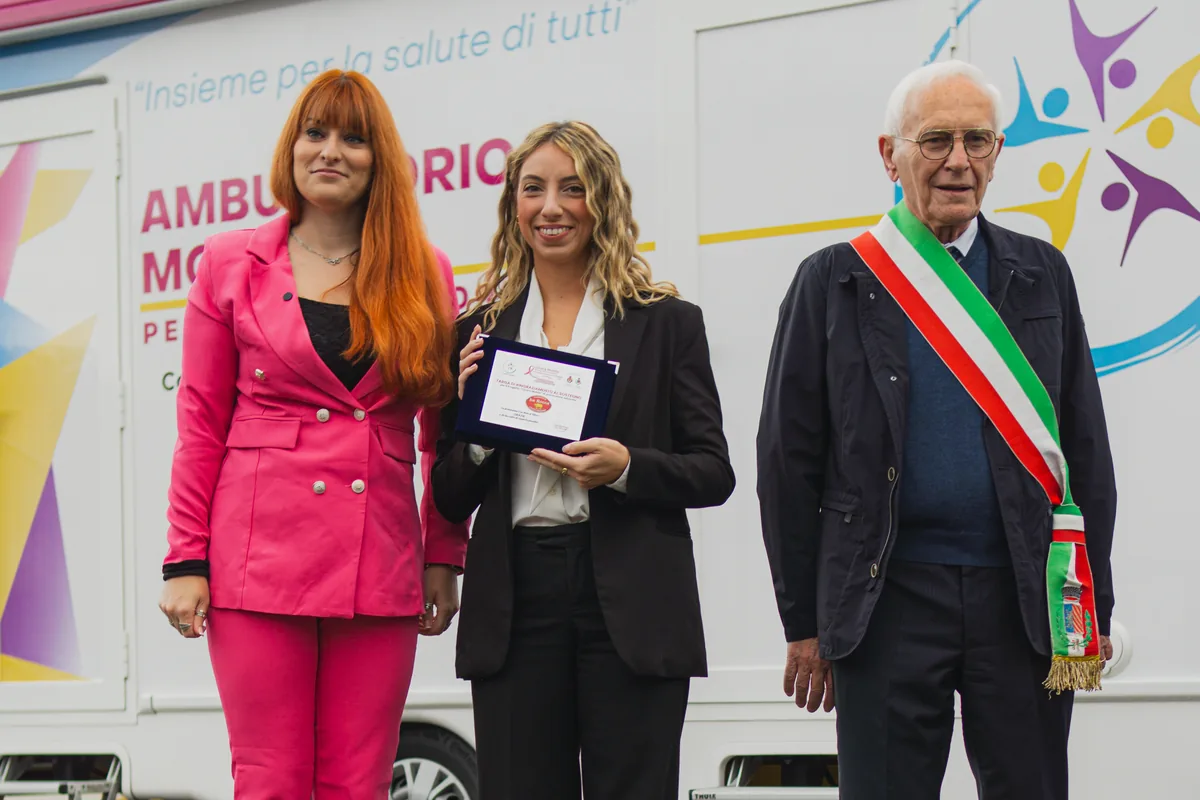 Attestato a un sostenitore dell'evento di Lugagnano