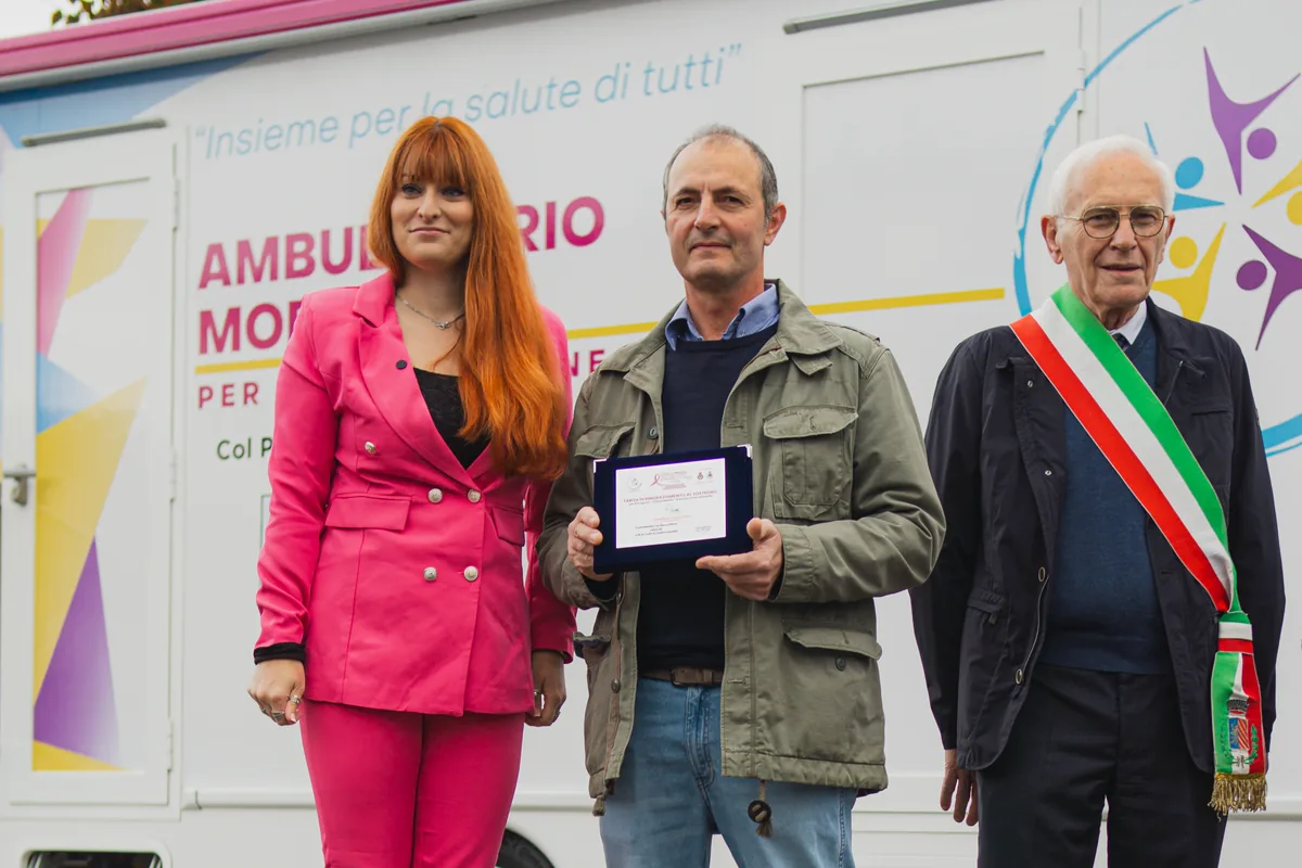 Gruppo dei partner della giornata di prevenzione a Lugagnano