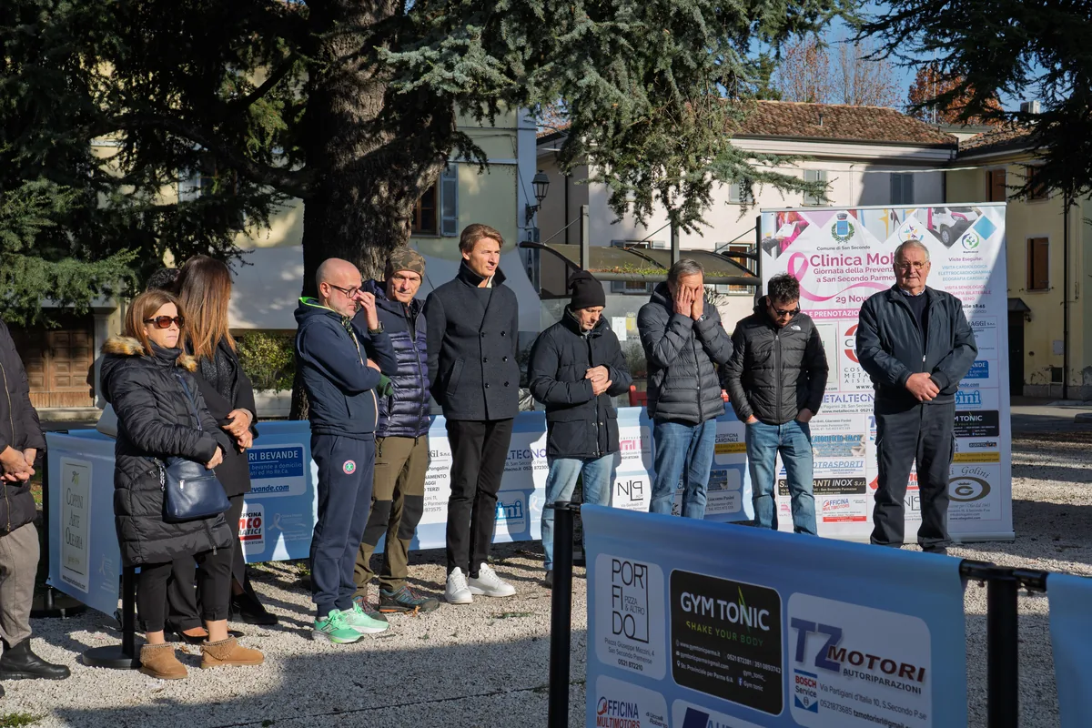 Riconoscimento ai sostenitori della giornata di prevenzione a San Secondo Parmense