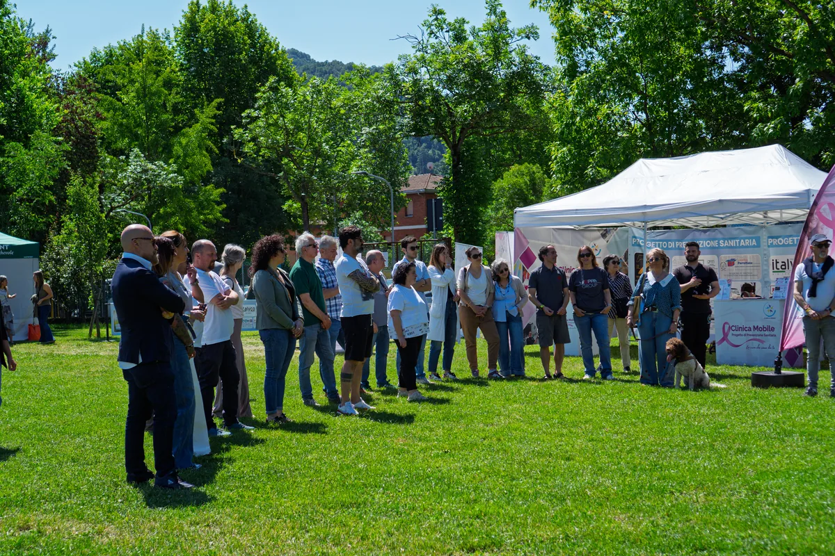 Partecipazione del pubblico alla giornata di prevenzione a Sasso Marconi
