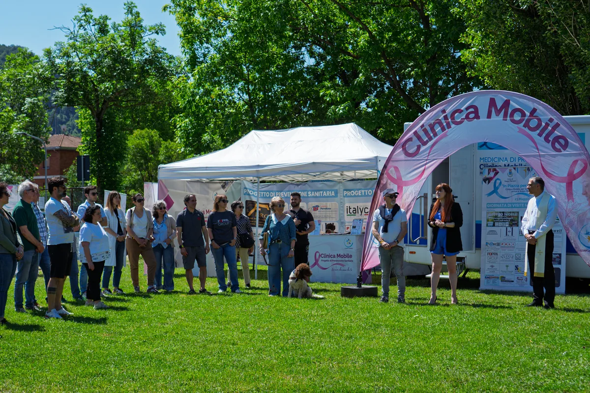 Partecipazione del pubblico alla giornata di prevenzione a Sasso Marconi