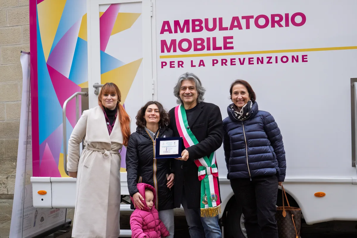 Attestato a un partner della giornata di prevenzione a Vergato